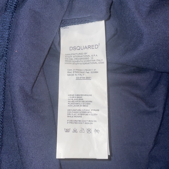 DSQUARED2 Graphic T-Shirt Men’s Medium - Picture 9 of 9